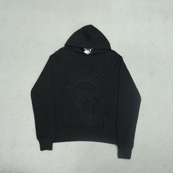 House of Errors Black House Of Errors Eye Embroidered Hoodie - Picture 1 of 11